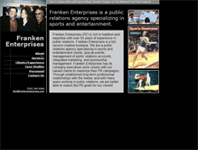 Tablet Screenshot of frankenenterprises.com